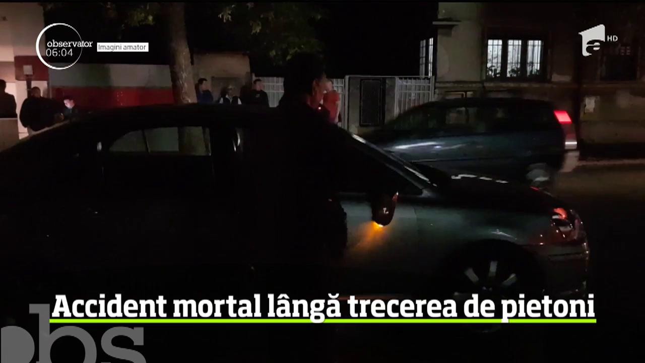 Accident mortal &icirc;n Capitală. O femeie care a traversat strada printr-un loc nepermis a fost lovită &icirc;n plin de o maşină