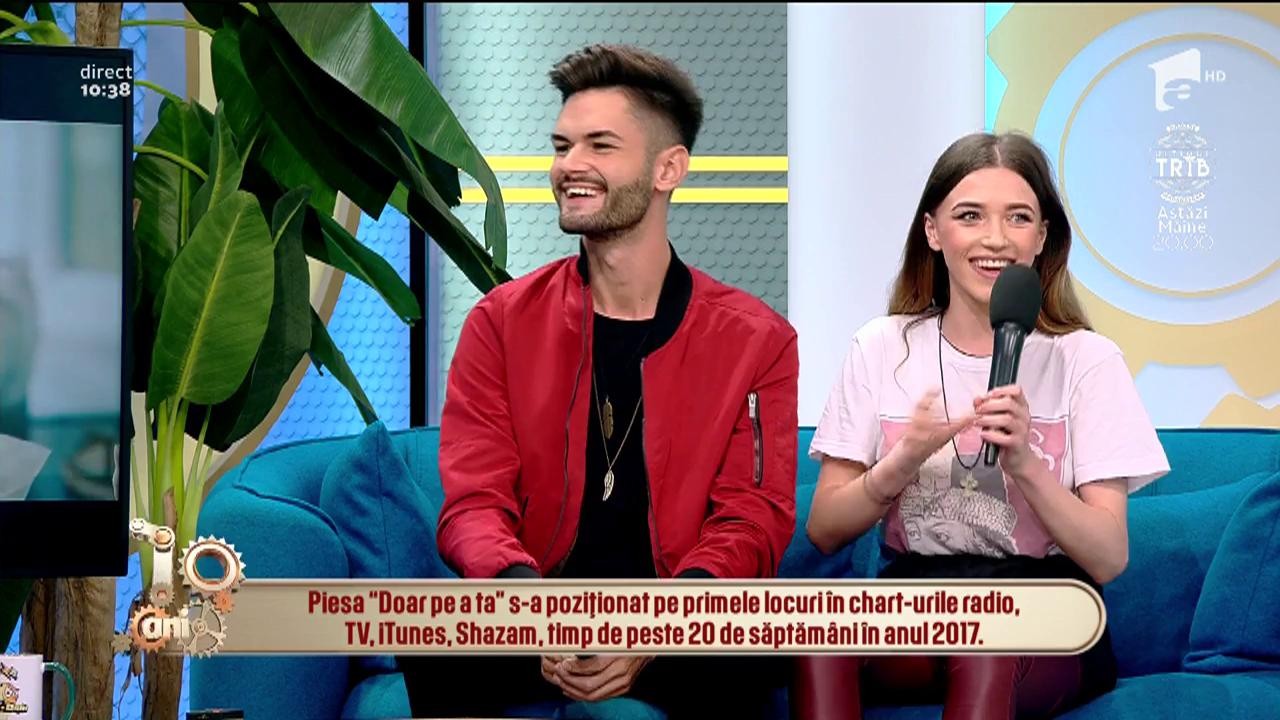 Piesa "&Icirc;n palma ta", o continuare a hitului "Doar pe a ta": "Merge foarte bine pe Youtube"