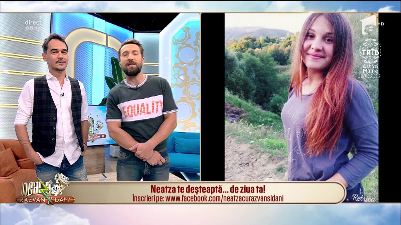 Neatza te deşteaptă... de ziua ta! La mulți ani, Andreea!