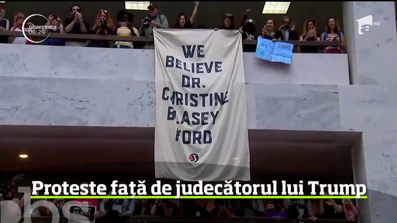 Proteste față de judecătorul lui Donald Trump