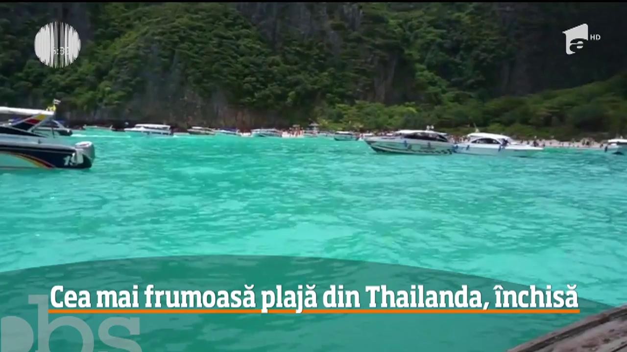 Cea mai frumoasă plajă din Thailanda, &icirc;nchisă