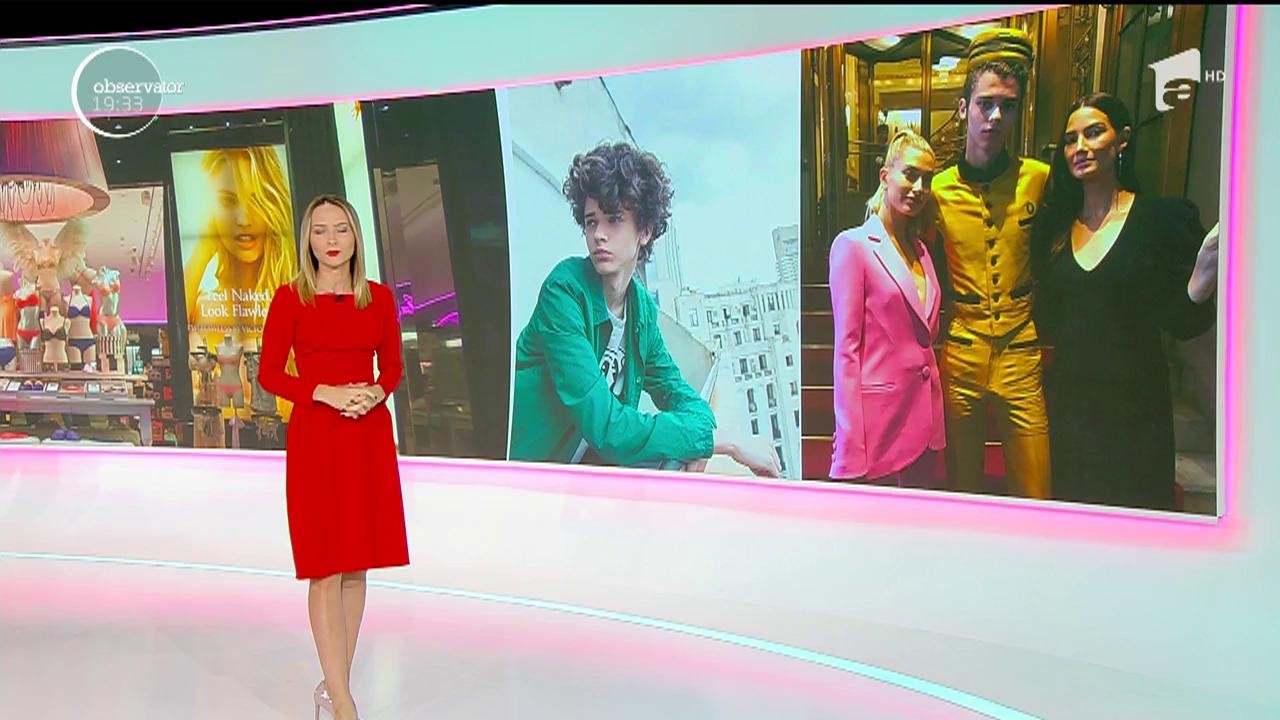 Andrei Dobrin, modelul rom&acirc;n care a pozat l&acirc;ngă iubita lui Justin Bieber