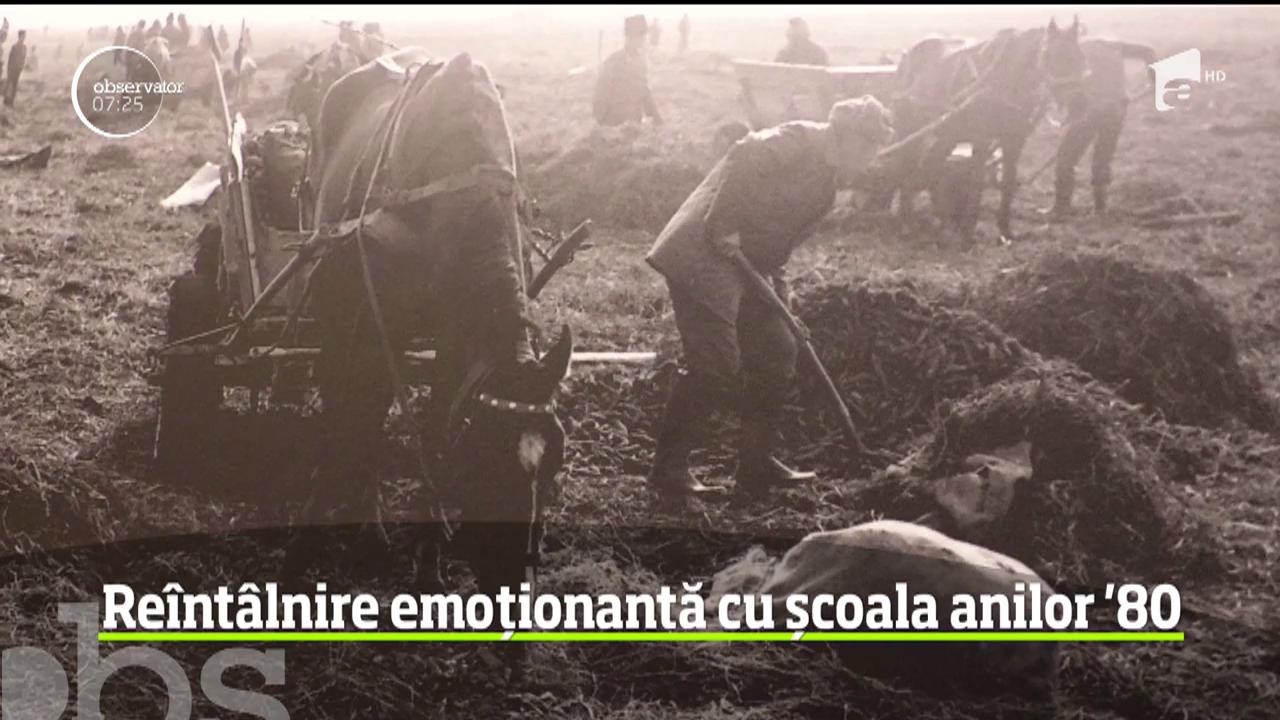 Re&icirc;nt&acirc;lnire emoţionantă cu şcoala anilor '80