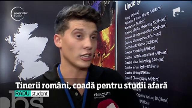 Tinerii rom&acirc;ni au stat la coadă la universităţile internaţionale