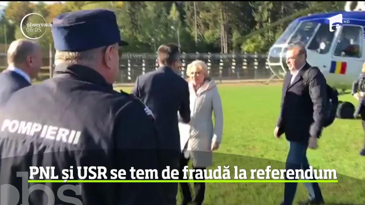 PNL şi USR se tem de fraudă la referendum