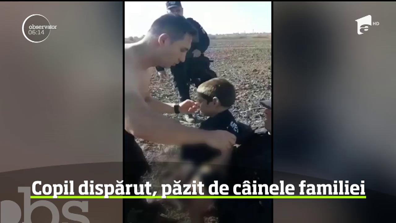 Copilul din Dolj, dispărut de acasă de mai bine de 24 de ore, a fost găsit alături de căţeluşa familiei