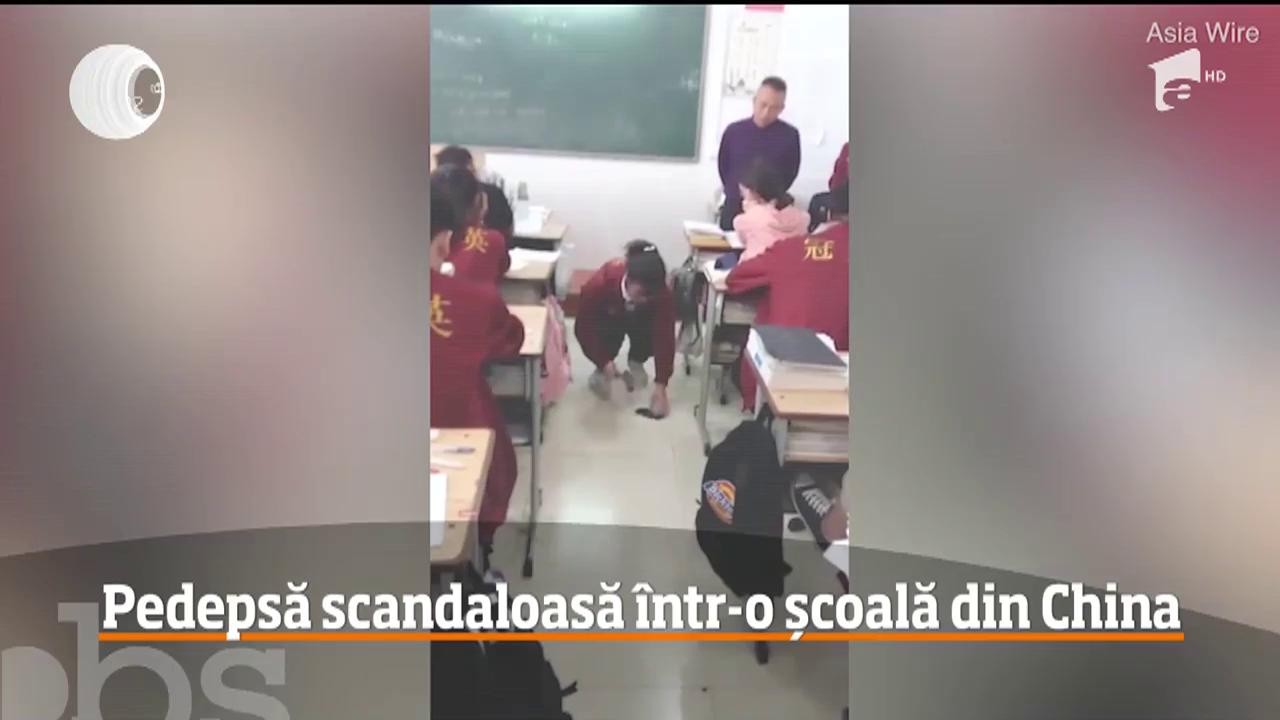 Pedeapsă scandaloasă &icirc;ntr-o școală din China
