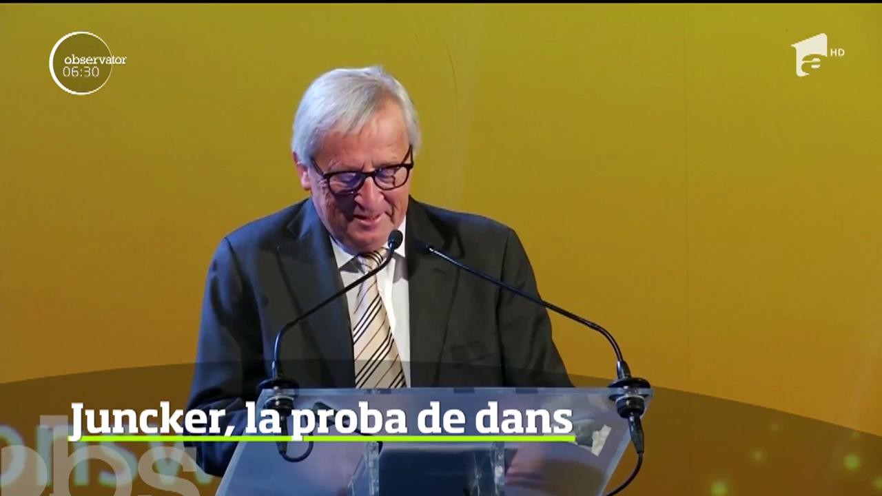 Preşedintele Comisiei Europene, Jean-Claude Juncker, a fost protagonistul unui moment pe c&acirc;t de comic, pe at&acirc;t de controversat