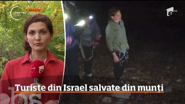 Turiste din Israel salvate din Masivul Piatra Craiului