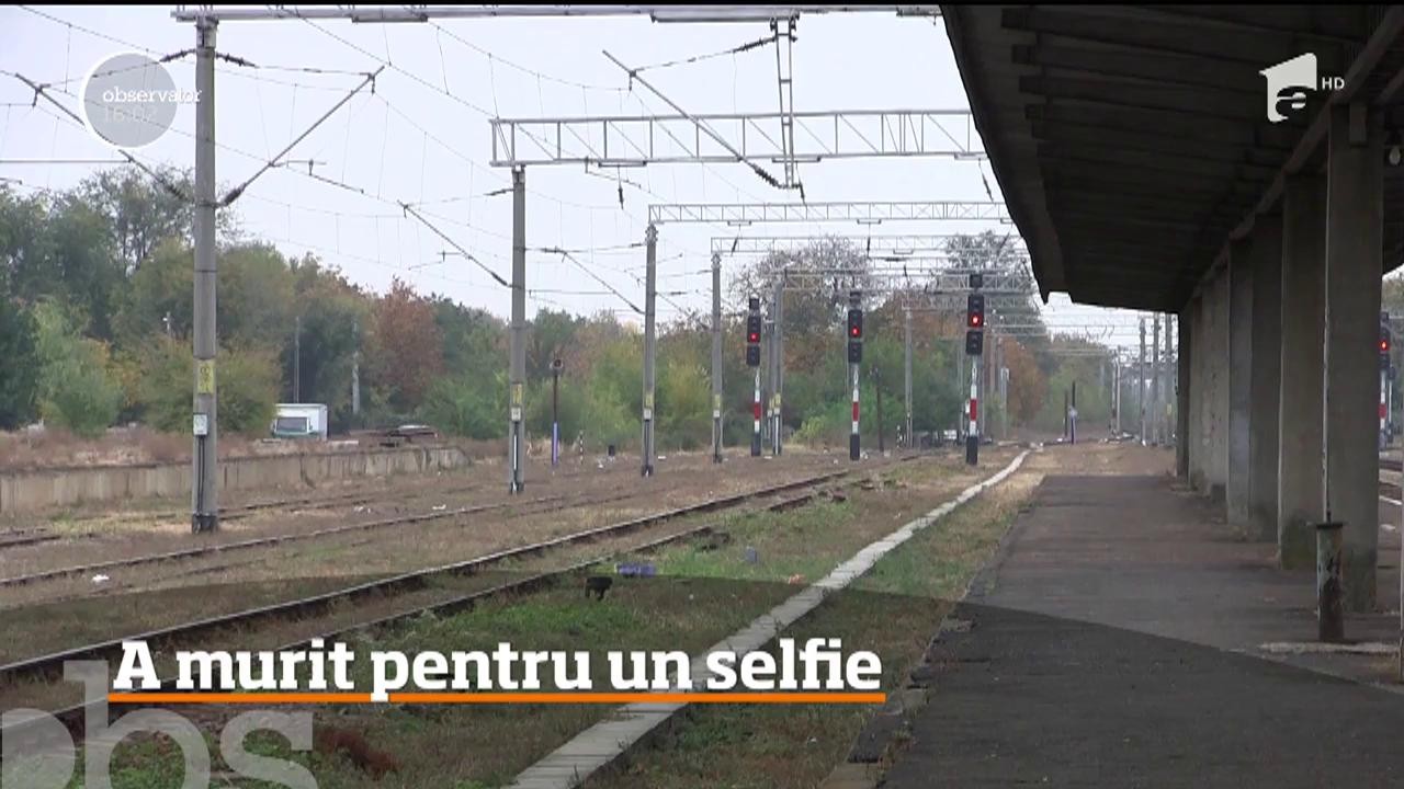 A murit electrocutat pe un vagon de marfă din Gara Focşani, pentru un selfie