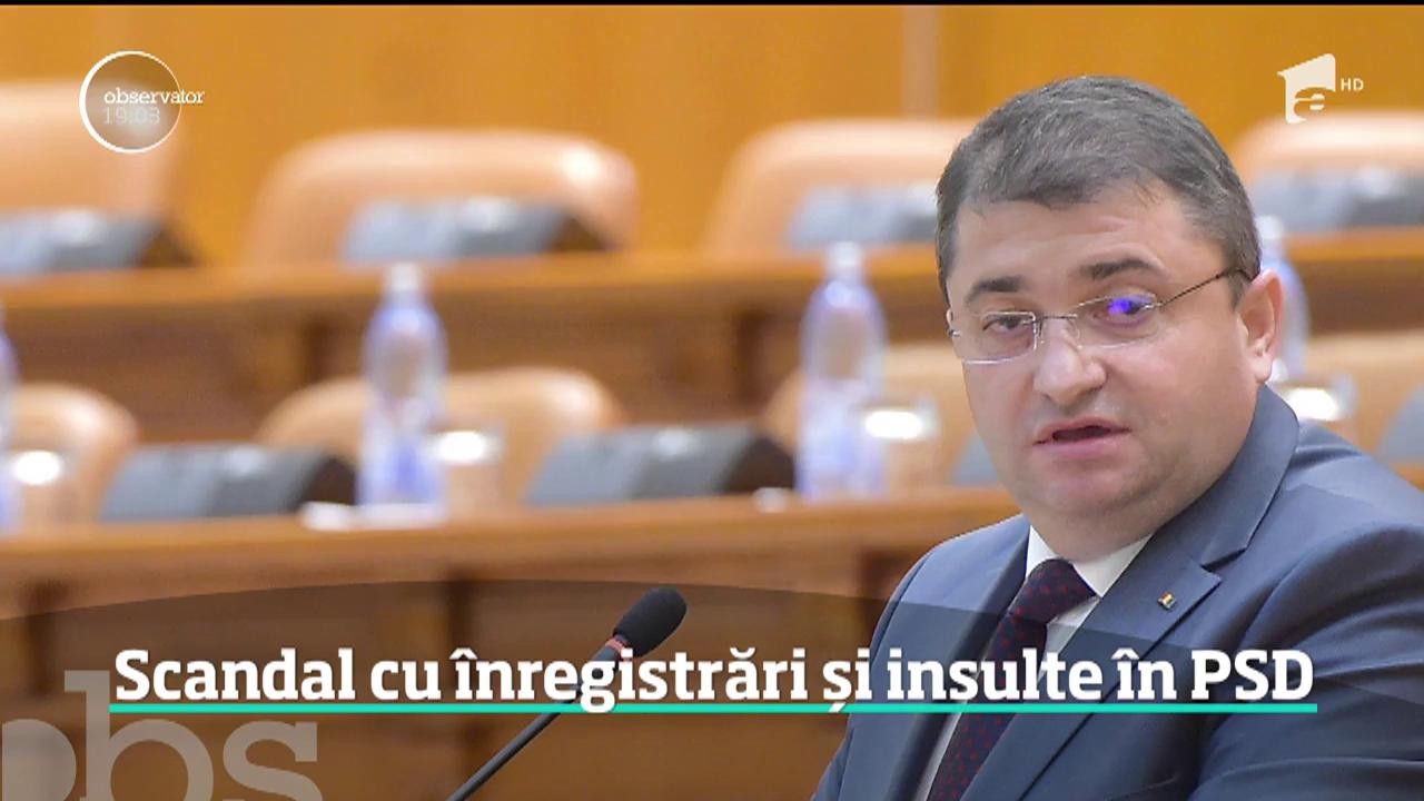 Scandal cu &icirc;nregistrări și insulte &icirc;n PSD