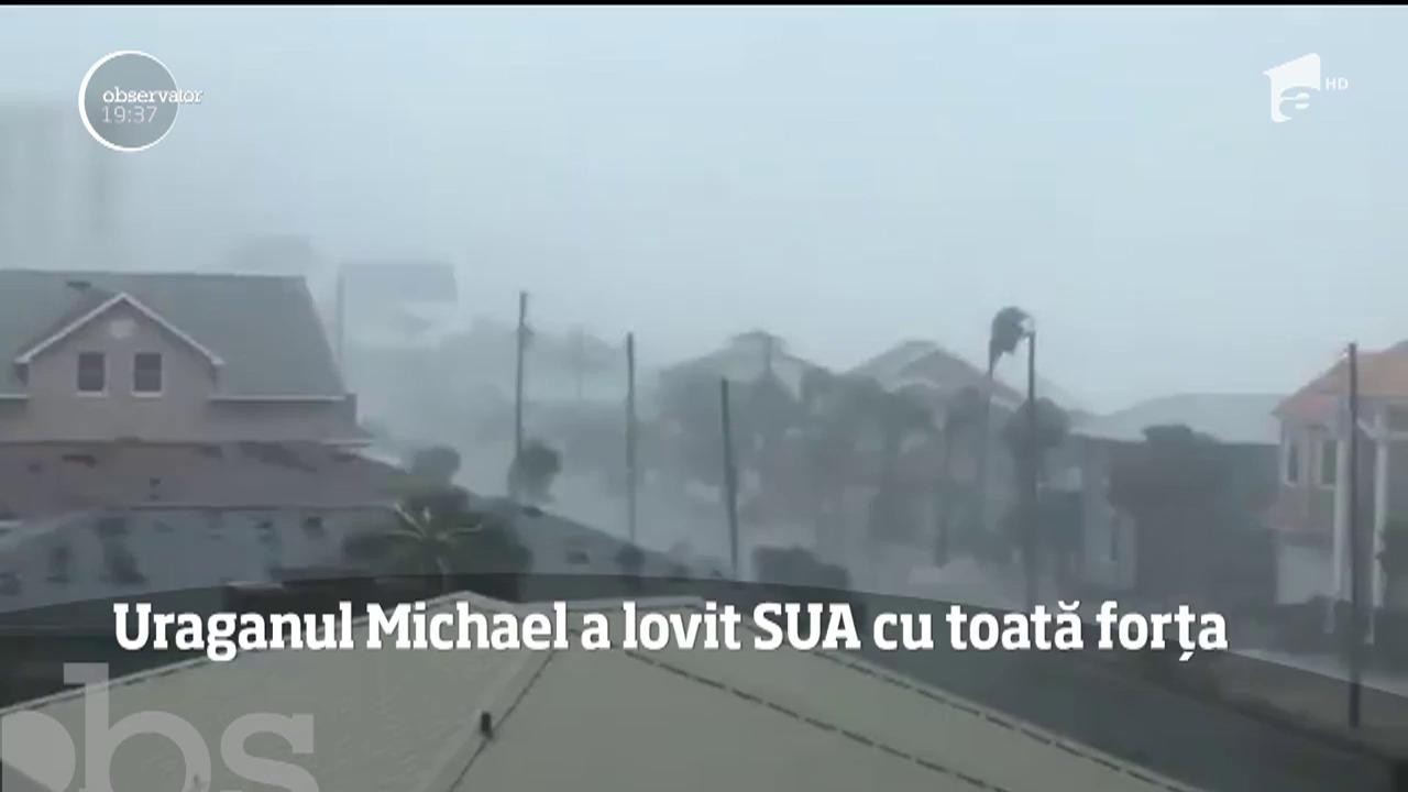 Uraganul Michael a lăsat &icirc;n urmă imagini de coşmar. Sute de mii de americani au fost evacuaţi