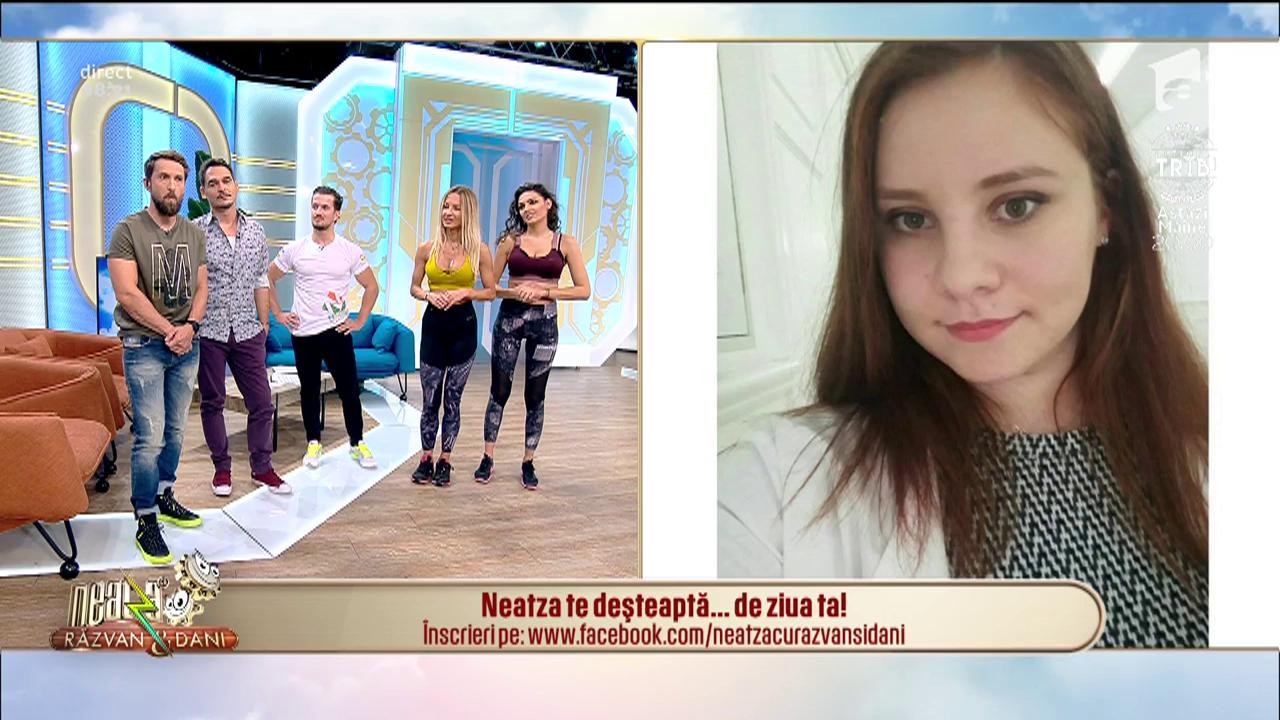 Neatza te deşteaptă... de ziua ta! La mulți ani, Aura!