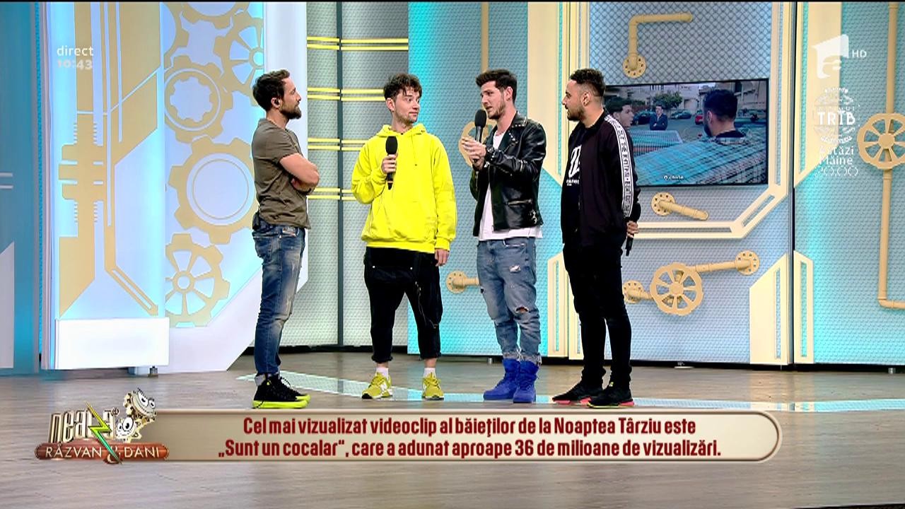 Băieții de la "Noaptea T&acirc;rziu" s-au făcut matinali pentru Neatza!