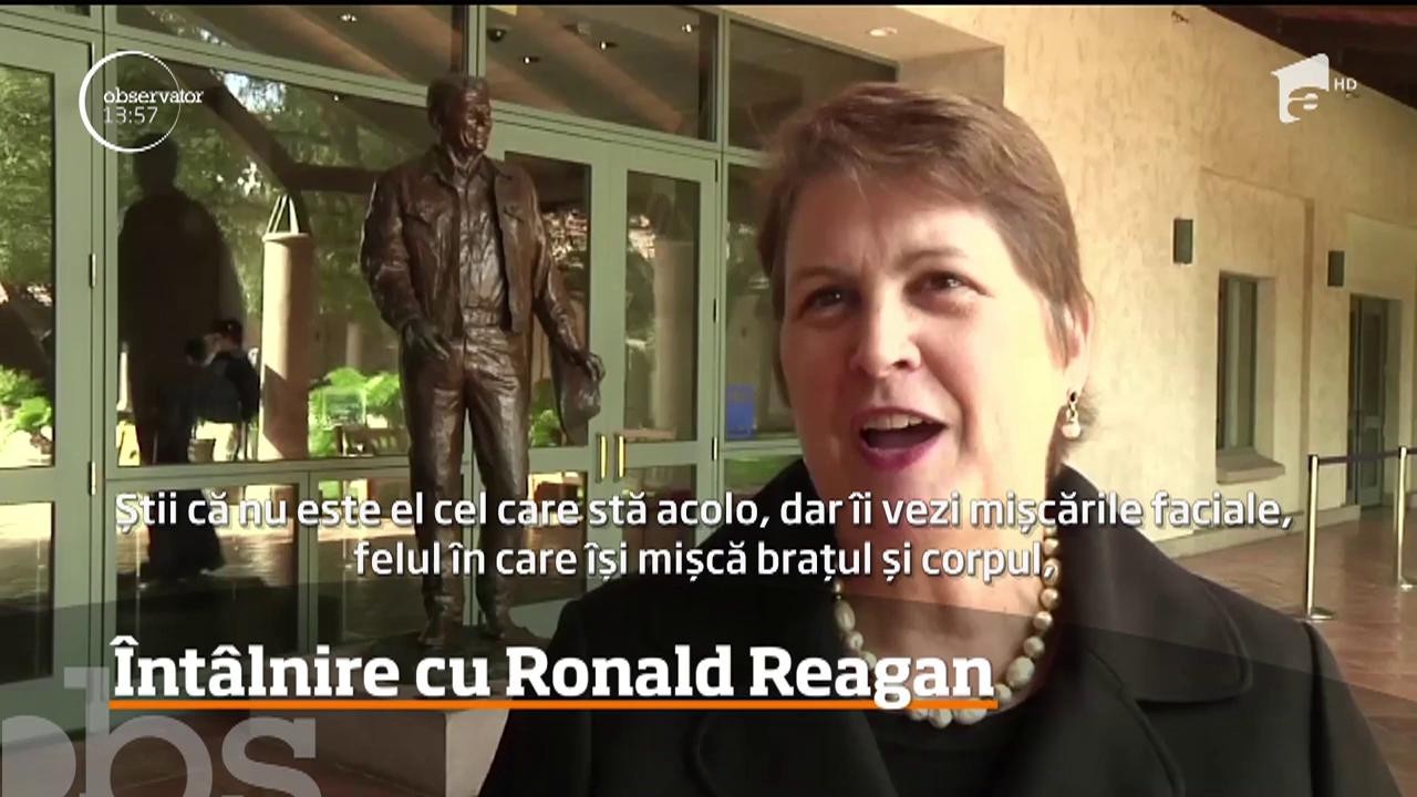Preşedintele care a contribuit decisiv la prăbuşirea Uniunii Sovietice poate fi văzut şi ascultat &icirc;ntr-o bibliotecă din Californias sub forma unei holograme 3D