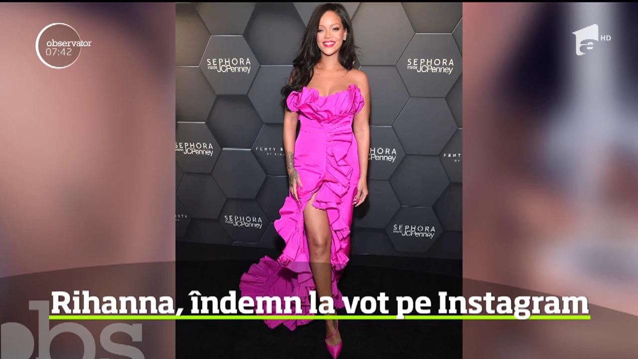Rihanna face campanie electorală pe Instagram!