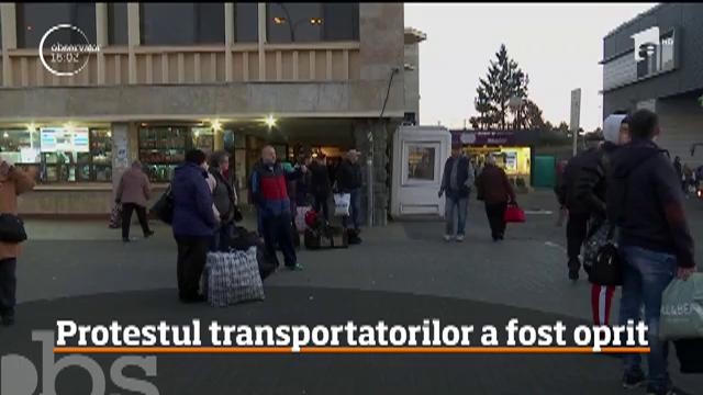 Greva transportatorilor a luat sf&acirc;rşit. Ordinul care a provocat protestele nu va mai fi aplicat