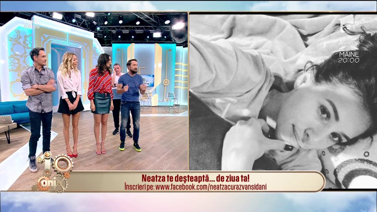 Neatza te deşteaptă... de ziua ta! La mulți ani, Sorina!