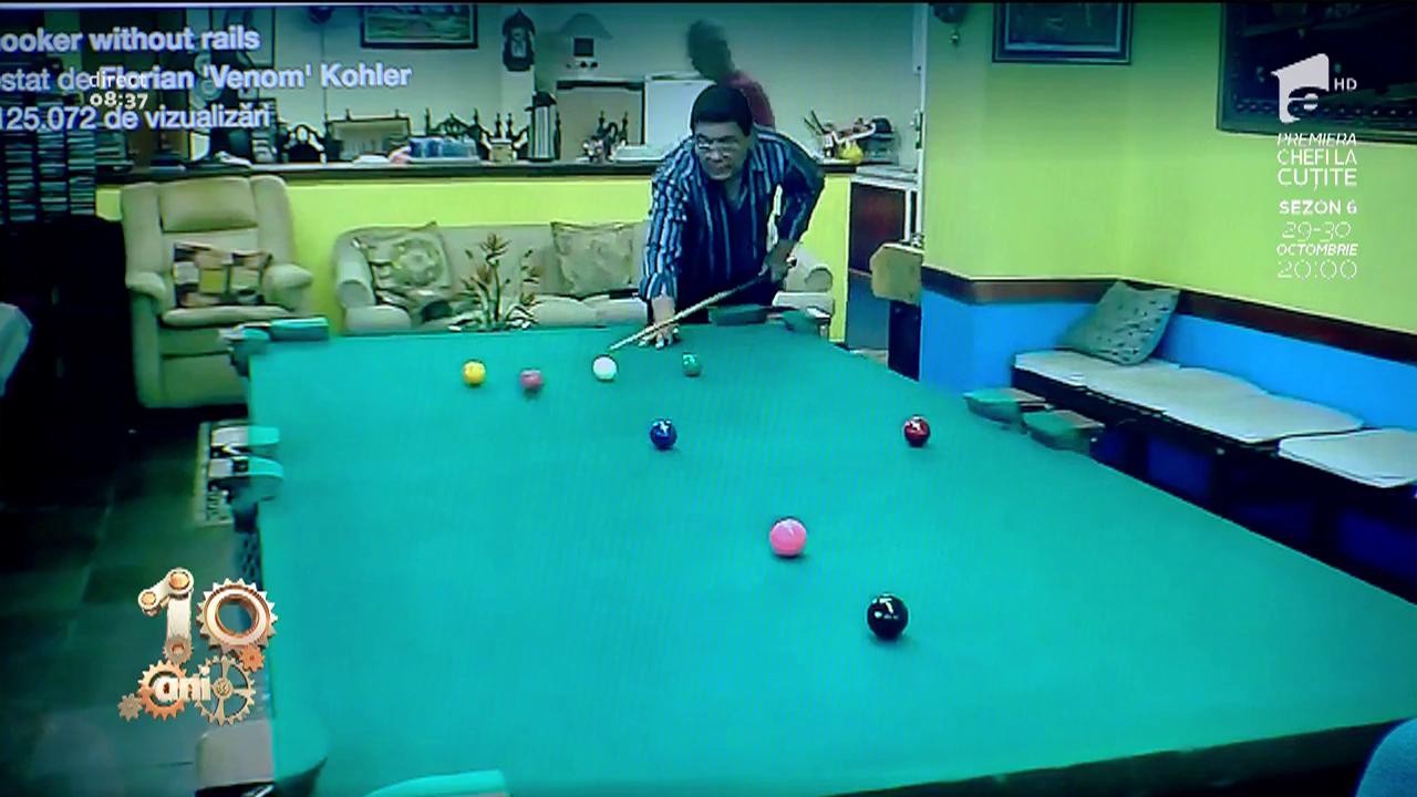 Smiley News! Primul biliard din lume fără mantinelă