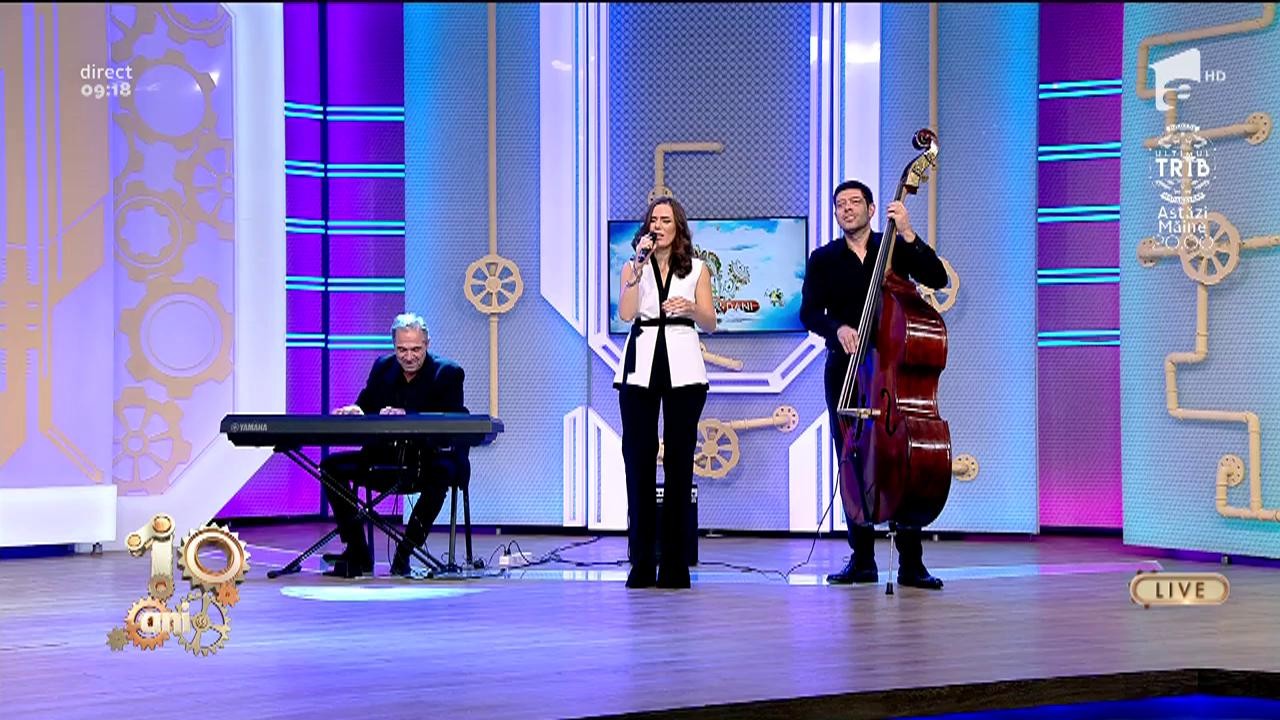 Irina S&acirc;rbu și Ethnotic Project c&acirc;ntă live, la Neatza, melodia &bdquo;I got rhythm&rdquo;
