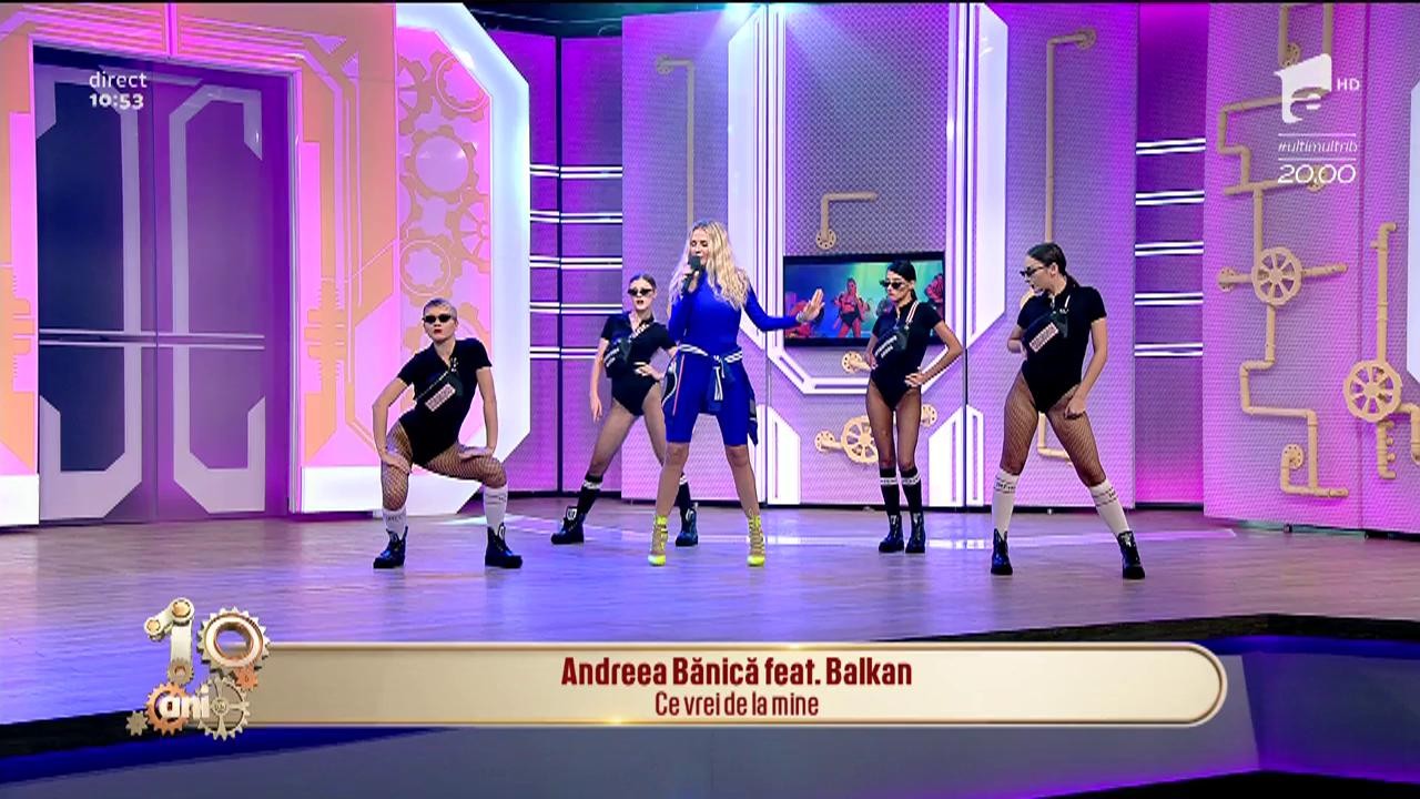 Andreea Bănică feat. Balkan c&acirc;ntă, la Neatza, melodia &bdquo;Ce vrei de la mine&rdquo;