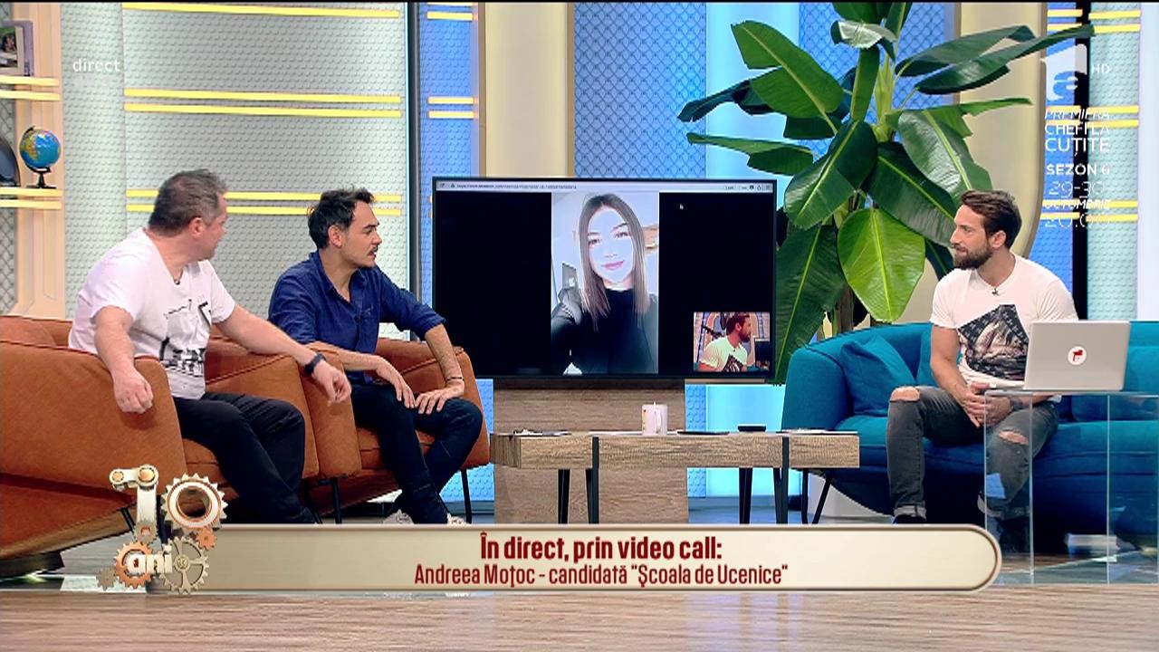 Ucenica Andreea, interviu video cu matinalii. Dani: &bdquo;Mergi pe balcon și prezintă vremea&rdquo;