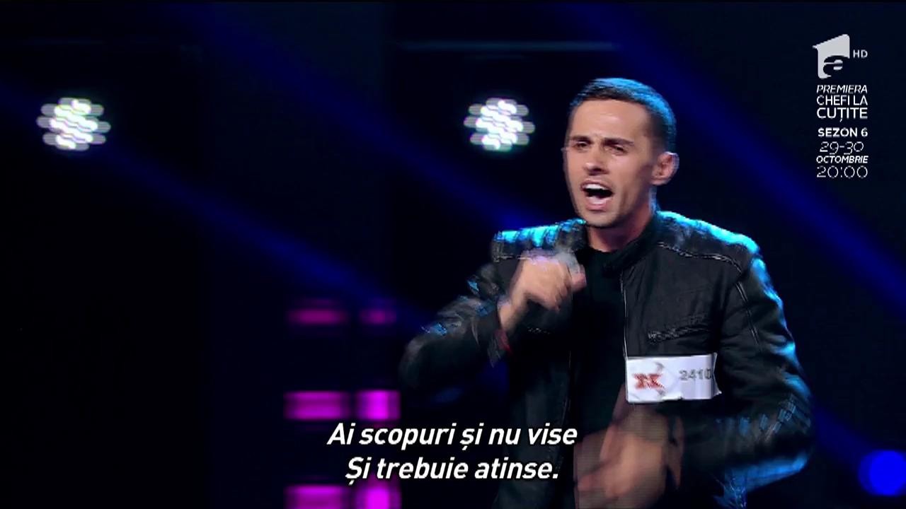 Cristian Catan cântă o compoziţie proprie de rap. Vezi interpretarea concurentului, la X Factor!