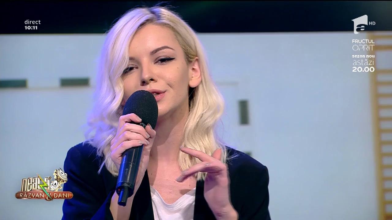Delia Rus c&acirc;ntă, la Neatza, melodia "Alandala"