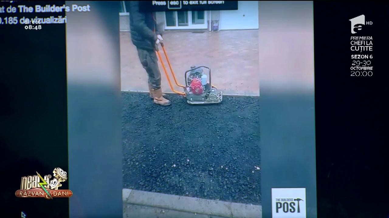 Smiley News: Prima zi de muncă pentru Dorel la asfaltare