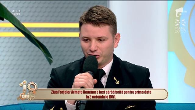 Ziua Armatei Rom&acirc;ne, sărbătorită la Neatza! Dani Oțil: "Eu m-aș fi potrivit la marină"