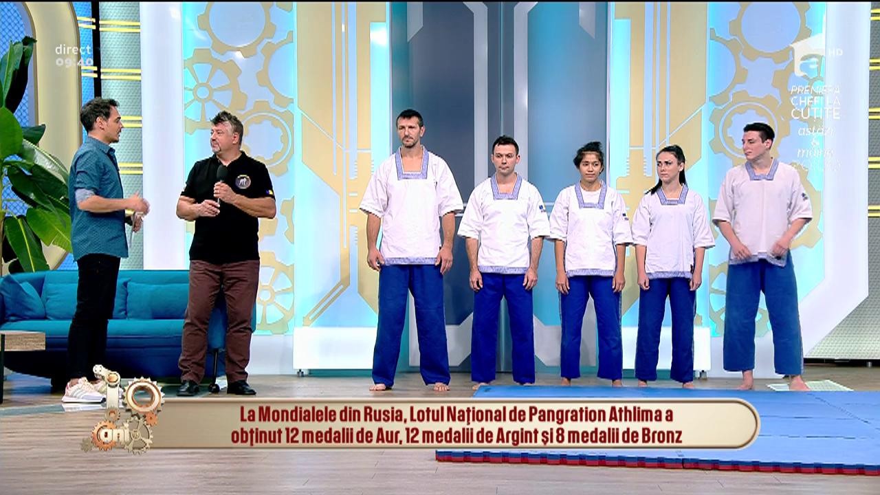 Demonstrație de Pangration Athlima, &icirc;n platoul Neatza