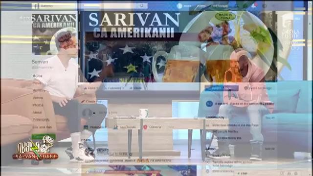 Sarivan c&acirc;ntă, la Neatza, melodia "Ca amerikanii"