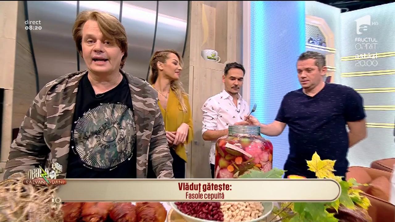 Reţeta zilei! Vlăduţ prepară fasole cepuită