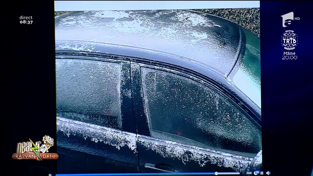 Smiley News. Mașina de gheață. Ce s-a &icirc;nt&acirc;mplat c&acirc;nd a deschis geamurile laterale