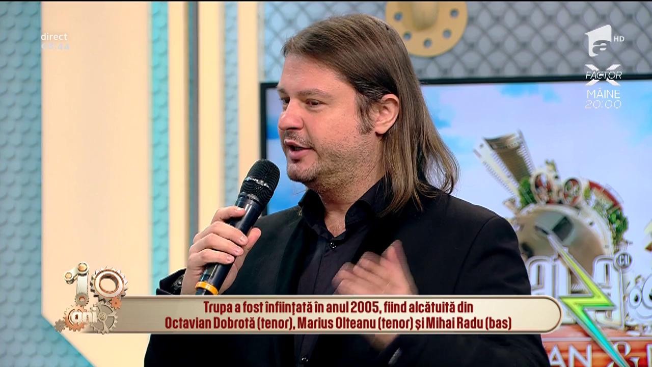 Distinto c&acirc;ntă, la Neatza, melodia "Patriotika"