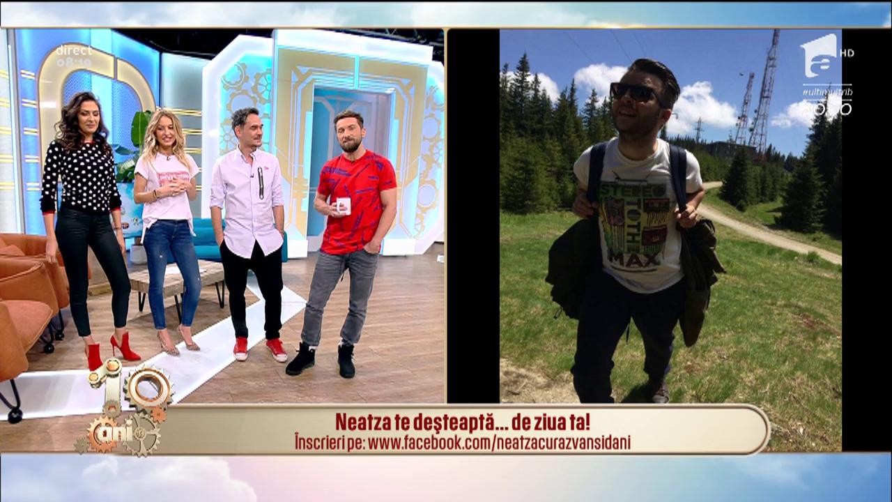 Neatza te deşteaptă... de ziua ta! La mulți ani, Marius!