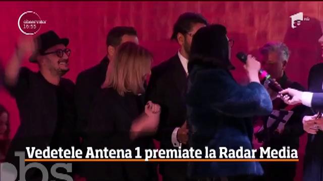 Vedetele Antena 1 premiate la Radar Media
