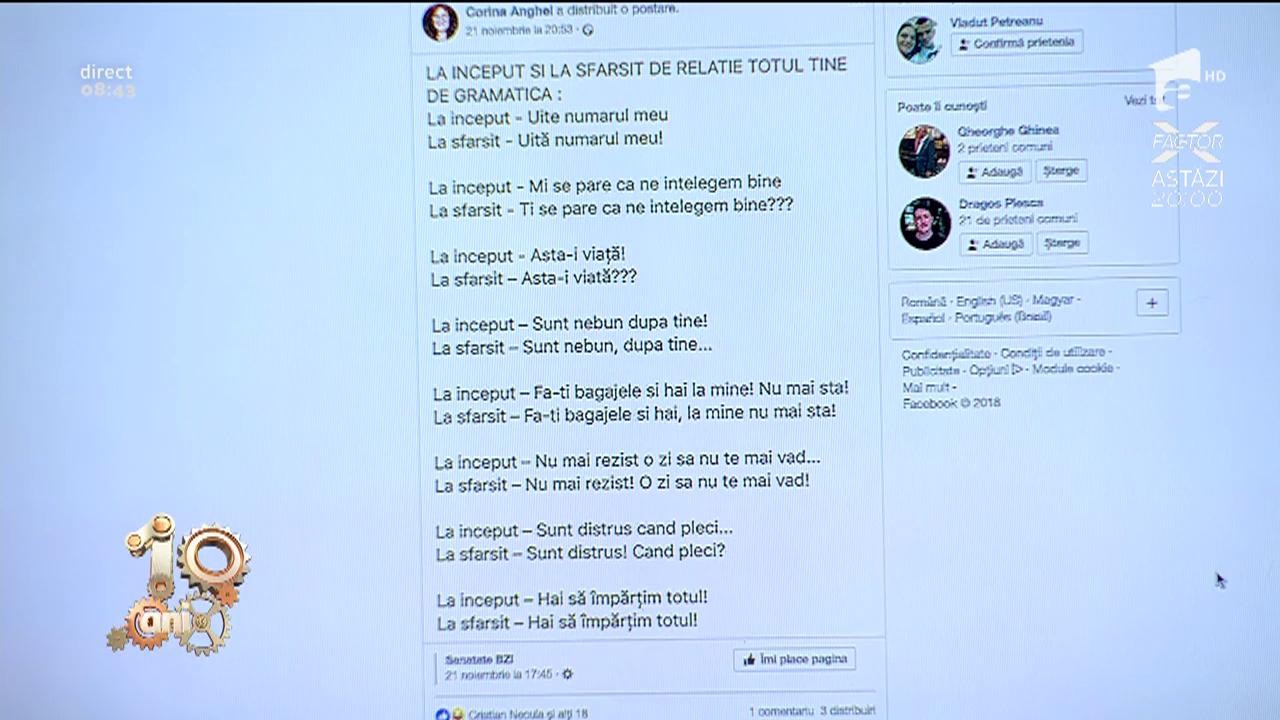 Smiley News. La &icirc;nceput şi la sf&acirc;rșit de relaţie, totul ţine de gramatică