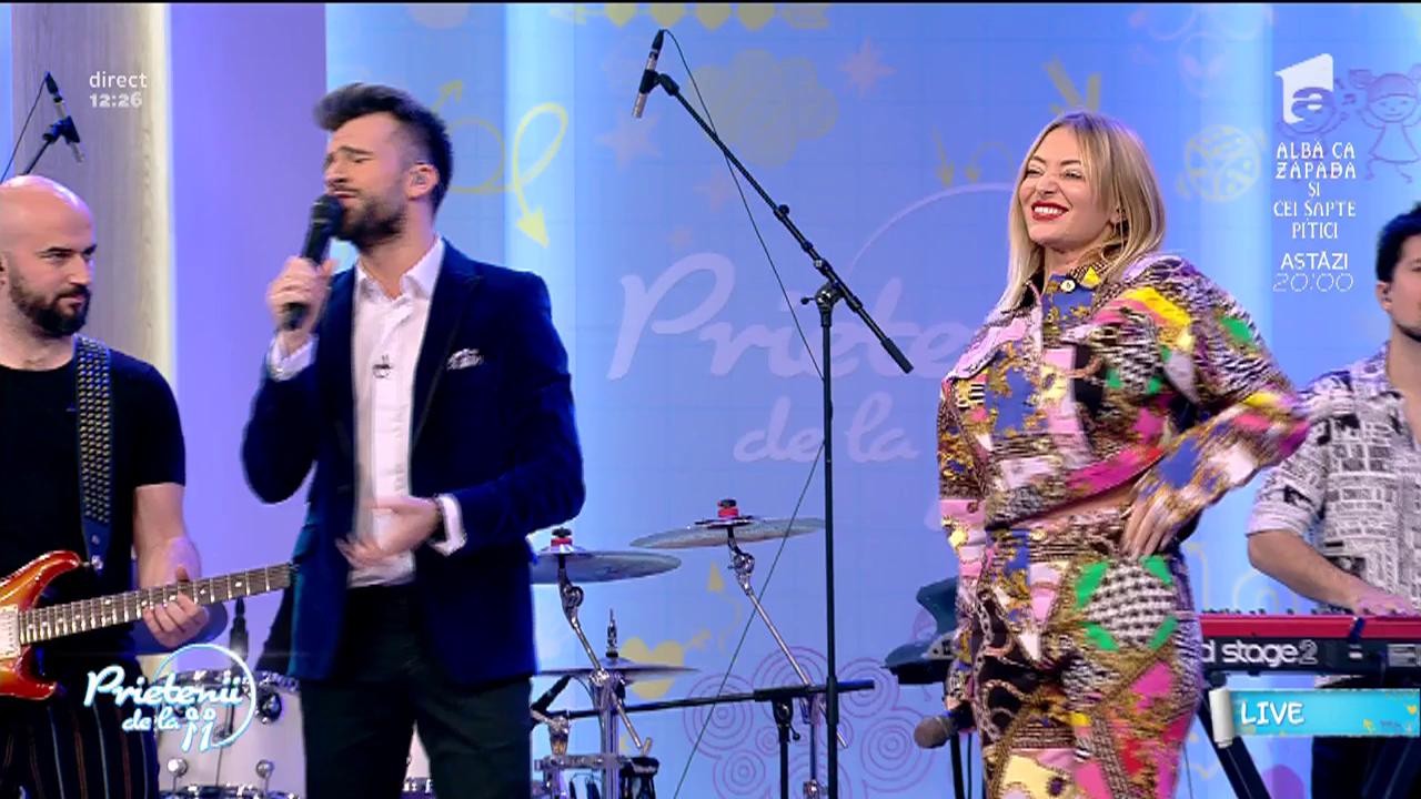 25 de ani de Antena 1. Delia și Florin Ristei, duet live senzațional, la „Prietenii de la 11” - VIDEO