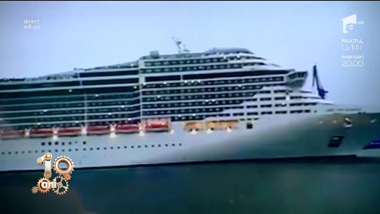 Smiley News. Cum iese din port o navă de croazieră