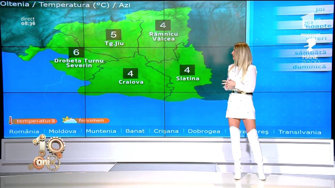 Prognoza meteo. Cer variabil spre senin