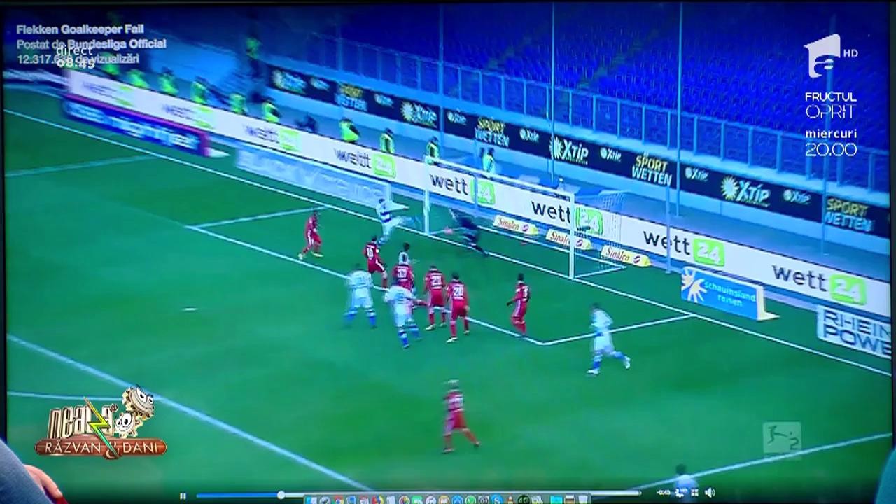 Smiley News. Cea mai neobișnuită fază din fotbal. Ce a făcut portarul