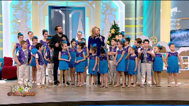 Corul de copii "Sunetul Muzicii" c&acirc;ntă, la Neatza, melodia "Doar iarna"