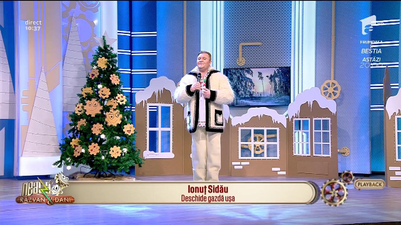 Ionuț Sidău c&acirc;ntă, la Neatza, melodia "Deschide gazdă ușa"