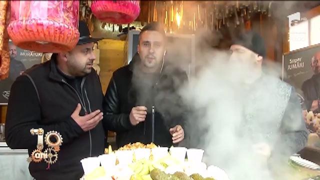 Chef Cătălin Scărlătescu, spectacol culinar T&acirc;rgul de Crăciun din Piața Constituției: &rdquo;Aici sunt sarmale făcute după rețeta bunicii &rdquo;