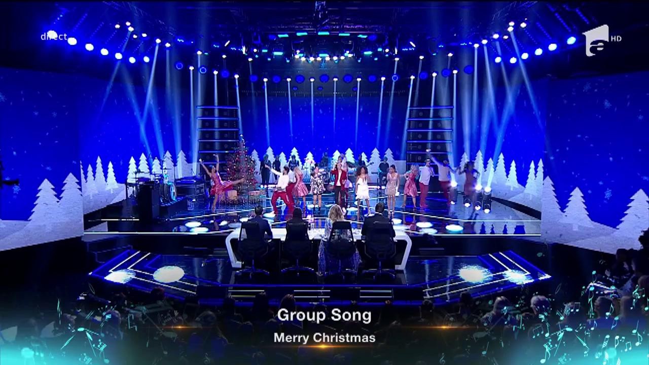 Finaliștii X Factor România 2018 cântă melodia "Merry Christmas"