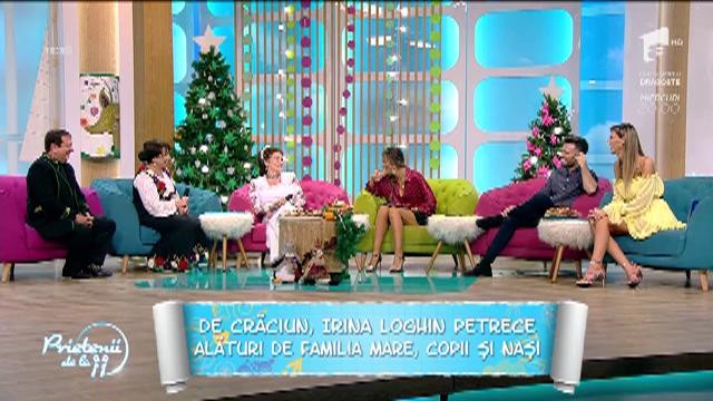 Ți se face pielea de găină! Irina Loghin și Alesis au cântat colindul „Slavă pruncului divin", la „Prietenii de la 11". Povești neștiute din copilăria artistei  - VIDEO