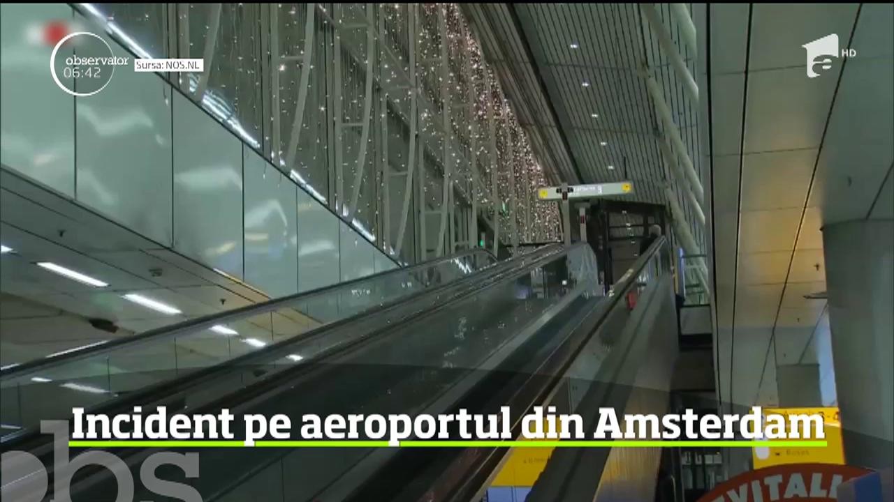 Panică la aeroport! Un bărbat a anunţat că are o bombă asupra sa &ndash; VIDEO