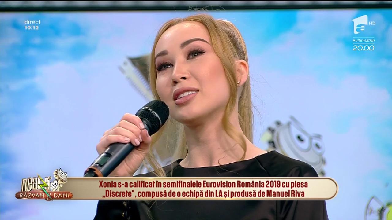 Xonia și Play Orchestra c&acirc;ntă, la Neatza, melodia "Discrete"