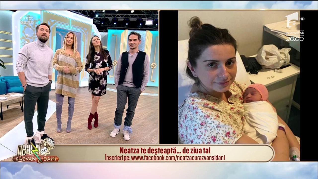 Neatza te deşteaptă... de ziua ta! La mulți ani, Octavia!
